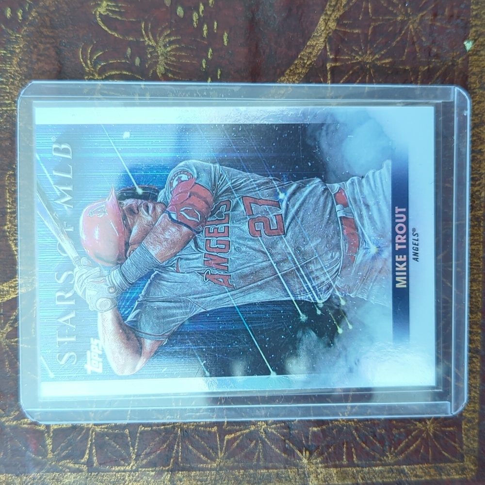 2022 Topps stars of MLB Mike trout number SMLB-1